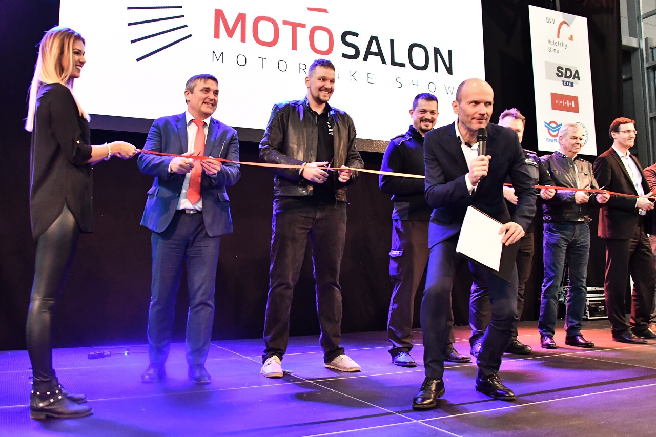 Slavnostní zahájení Mezinárodního veletrhu motocyklů, čtyřkolek, příslušenství a oblečení MOTOSALON 2018