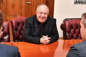 Přijetí zástupce Augustiniánského opatství v Brně