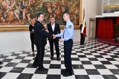 Slavnostní vyřazení strážníků-čekatelů MP Brno