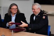 Podpis smlouvy s vysoutěženým projektantem nové požární stanice na Lidické ulici v Brně