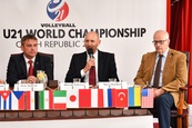 Slavnostní losování základních skupin Mistrovství světa ve volejbale mužů do 21 let