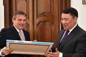 Přijetí velvyslance Kazachstánu v ČR Serzhana Abdykarimova