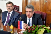Přijetí velvyslance Ruské federace Alexandra Vladimiroviče Zmejevského