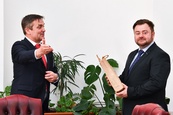 Přijetí honorárního konzula Slovenské republiky Jaroslava Weigla