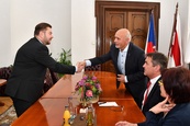 Přijetí honorárního konzula Slovenské republiky Jaroslava Weigla