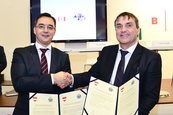 Slavnostní podpis smlouvy o spolupráci města Brna s městem Debrecén