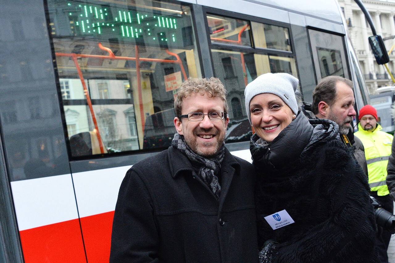 Slavnostní křest 19 nových tramvají Škoda 13T
