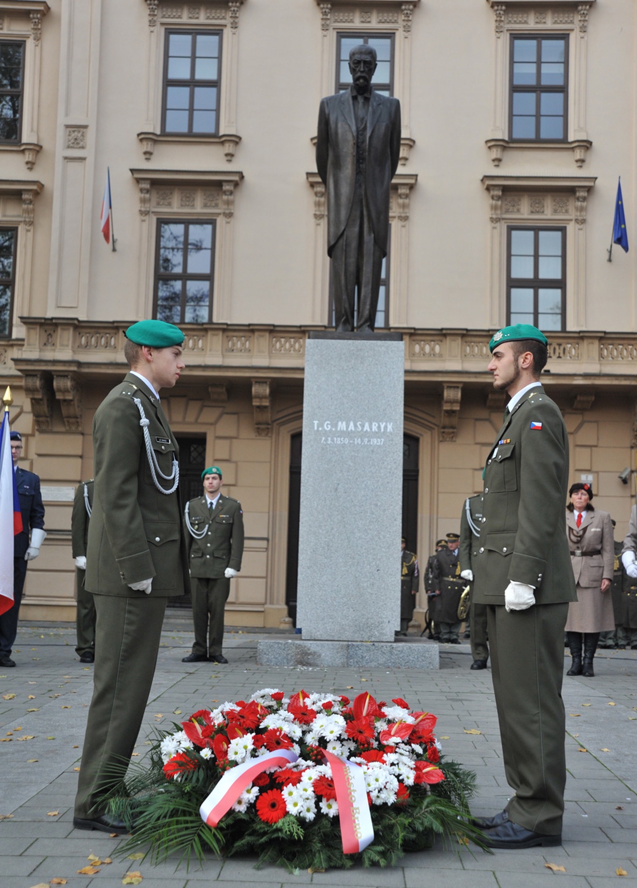 Vzpomínkový akt u příležitosti 98. výročí vzniku samostatné Československé republiky