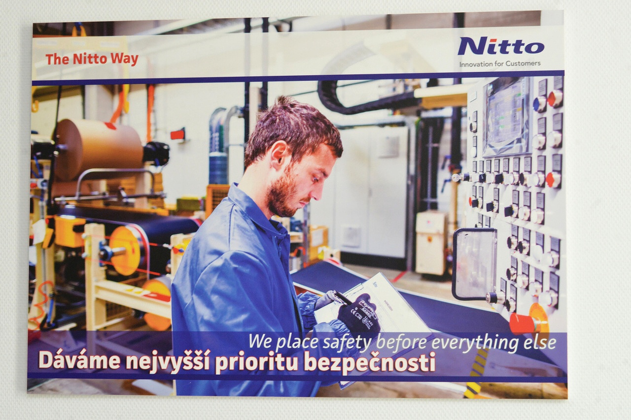 Prohlídka firmy Nitto Denko Czech, s. r. o., zabývající se výrobou spotřební elektroniky