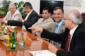 Přijetí delegace iráckého města Hilla