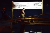 Křest dřevěného voru u příležitosti 550. výročí činnosti Lesů města Brna