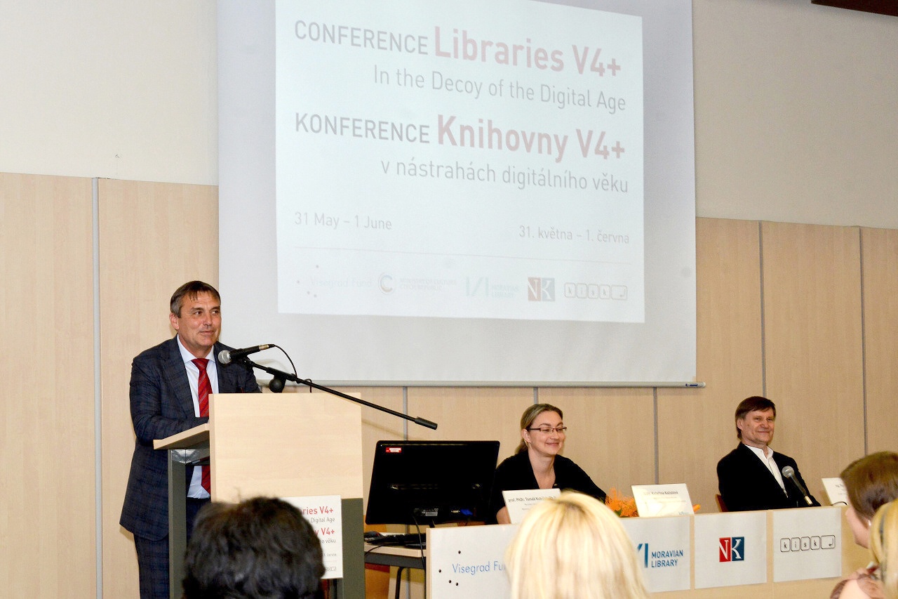 Zahájení konference Knihovny zemí V4 v nástrahách digitálního věku