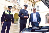 Předání klíčů od automobilů na CNG MP Brno