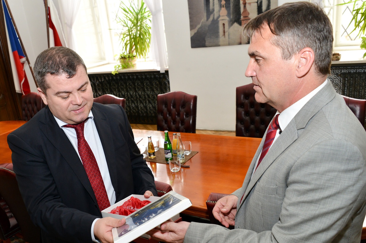 Přijetí velvyslance Moldavské republiky