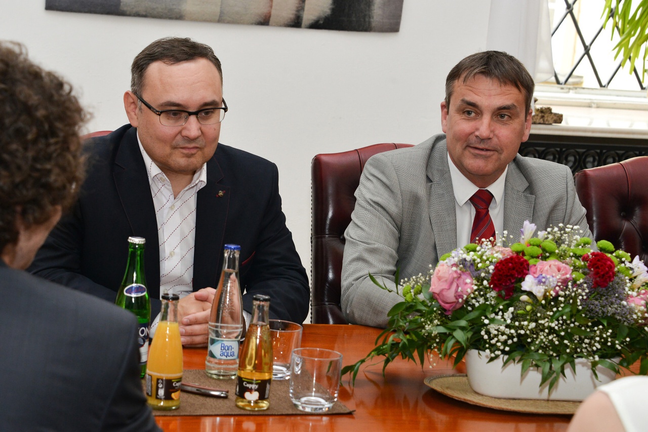 Setkání primátora P. Vokřála se zástupci první firmy, která bude podpořena v rámci projektu SME Instrument Brno