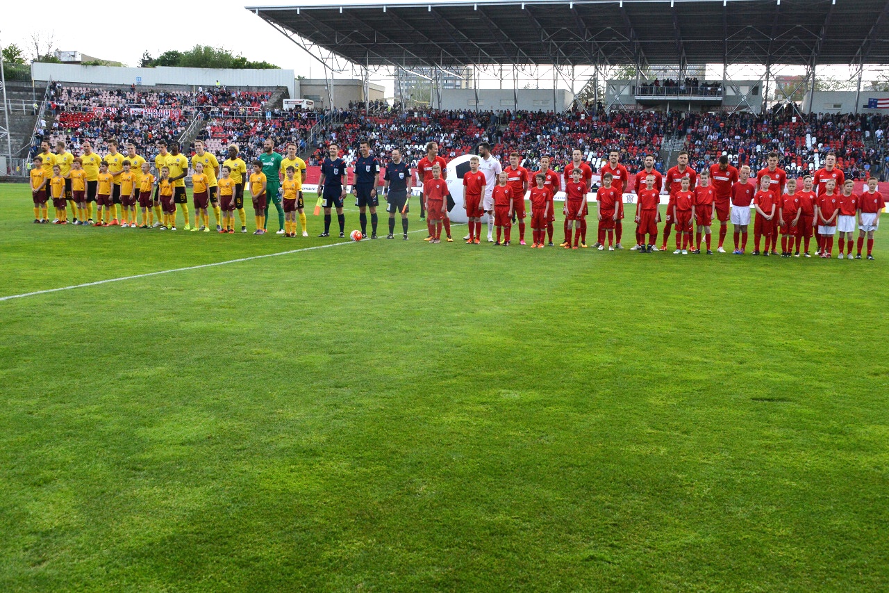 Fotbalové utkání FC Zbrojovka vs. Sparta Praha