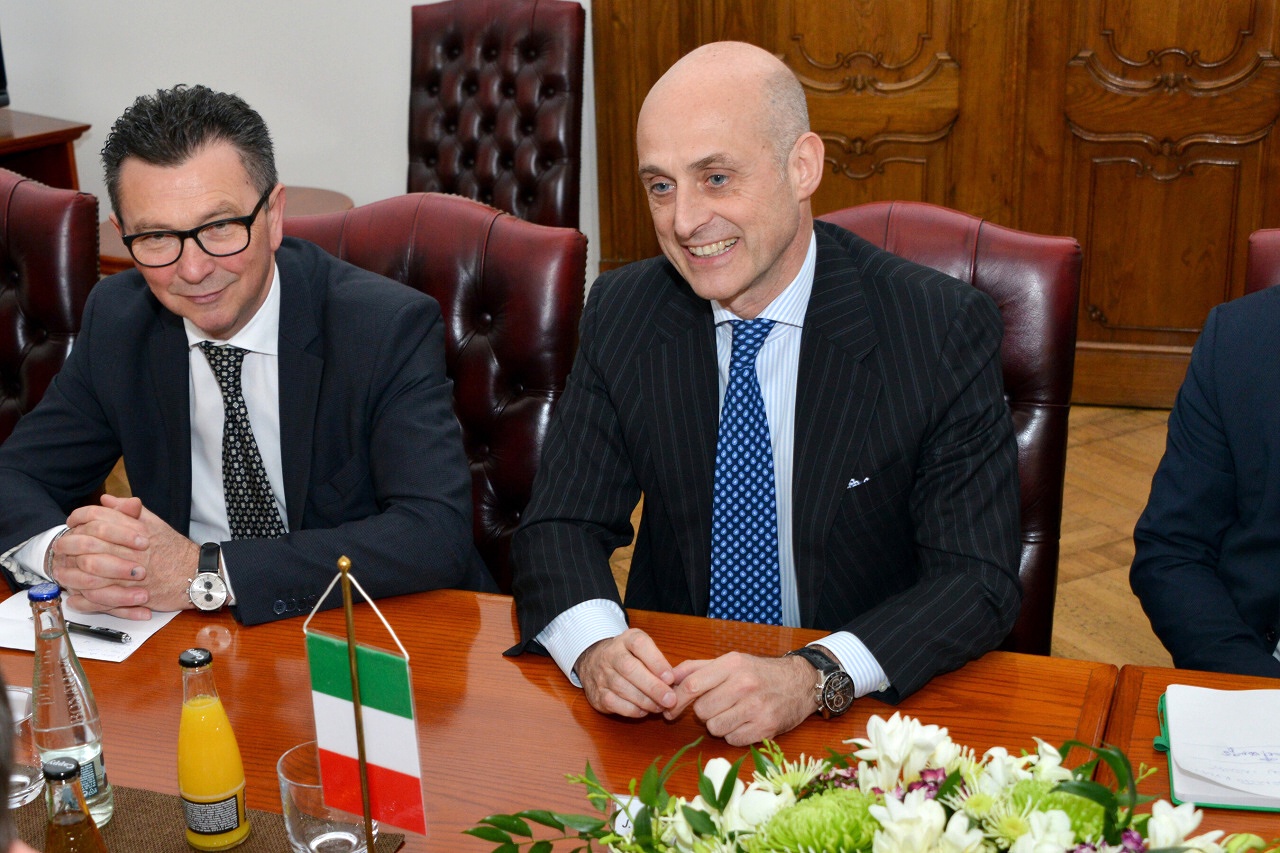 Přijetí velvyslance Itálie v ČR Alda Amatiho