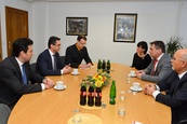 Setkání se starostou města Debrecenu Lászlo Pappem