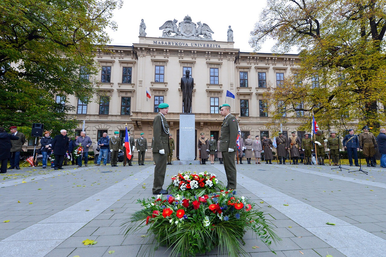Vzpomínkový akt u příležitosti 97. výročí vzniku samostatné Československé republiky