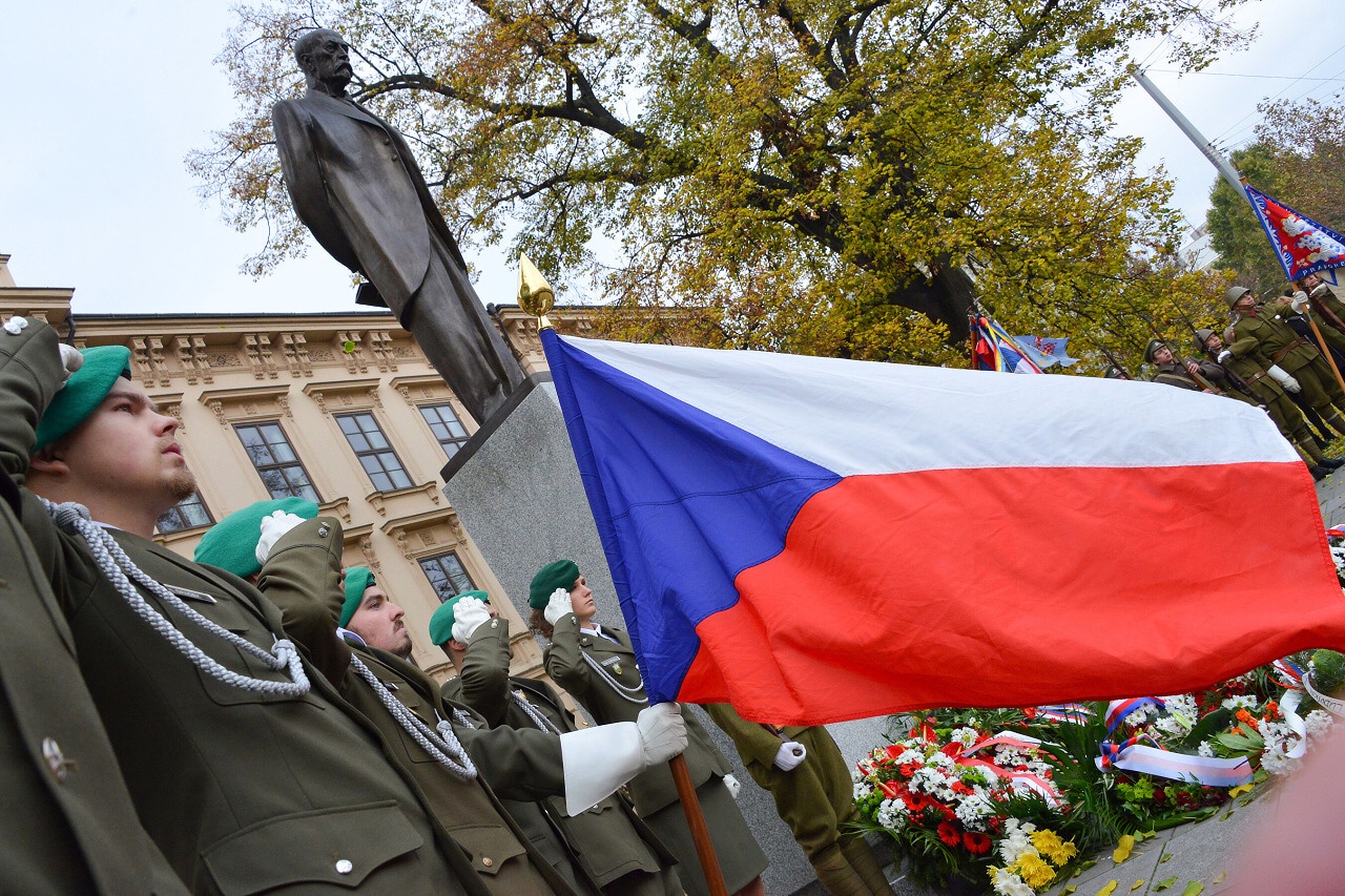 Vzpomínkový akt u příležitosti 97. výročí vzniku samostatné Československé republiky