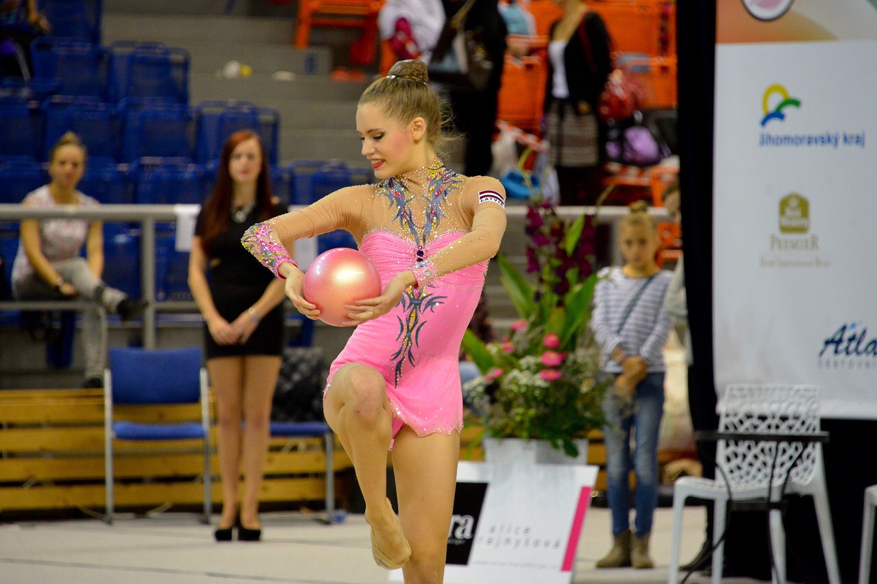 Předání cen vítězům Grand Prix Brno 2015 v moderní gymnastice