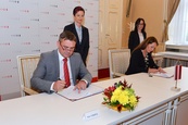 Slavnostní podpis zakládající smlouvy GP ČR Brno