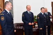 Přijetí příslušníků HZS JMK Stanislava Kalvody a Radka Málka, medailistů ze Světových her hasičů a policistů