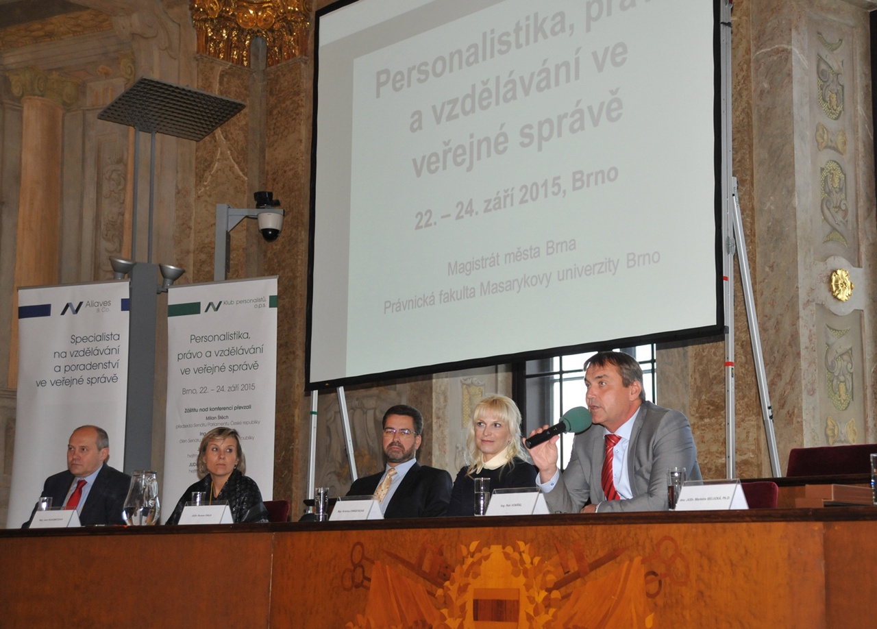 Celonárodní konference Personalistika, právo a vzdělávání ve veřejné správě