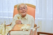 Návštěva 108leté občanky města Brna u příležitosti jejího životního jubilea