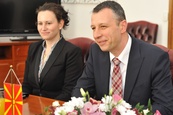 Přijetí velvyslance Makedonie Paskala Stojčeského primátorem
