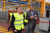 Slavnostní otevření nových provozních hal na výrobu přístrojů a rozváděčů vysokého napětí společnosti ABB