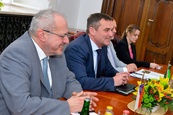 Přijetí velvyslance Izraele v ČR Garyho Korena