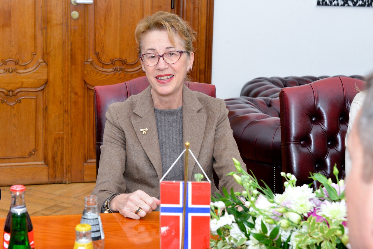 Přijetí velvyslankyně Norska v ČR Siri Ellen Sletnerové
