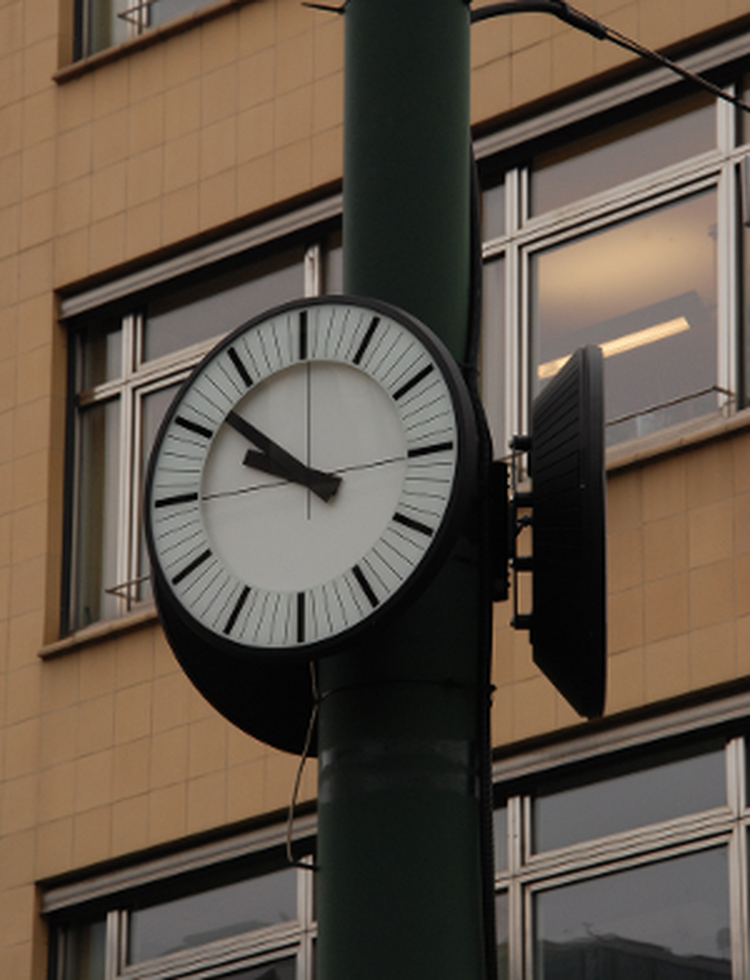 Navrhovaná podoba hodin - modernější verze pro místa vzdálenější od historického centra. Foto: TSB