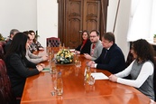 Přijetí zástupců charkovské delegace Olgy Demianenko a Sergeje Viktoroviče Volika: hlavní obrázek