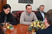 Přijetí zástupců charkovské delegace Olgy Demianenko a Sergeje Viktoroviče Volika: fotografie č.1