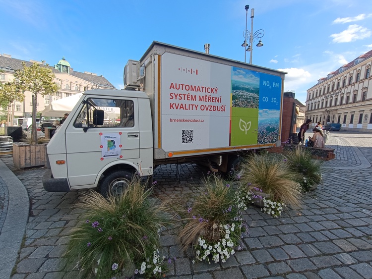 Měřicí vůz monitoringu ovzduší. Foto: MMB