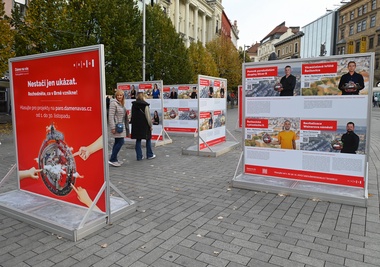 Se všemi projekty seznamuje výstava na náměstí Svobody, foto: Z. Kolařík