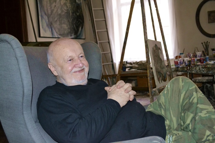 Malíř Vladimír Svoboda. Foto: archiv V. Svobody