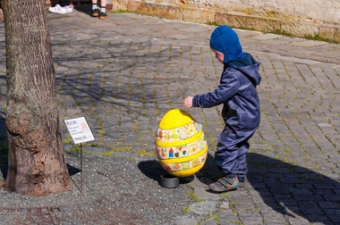 Hledání velikonočních vajíček na Špilberku. Foto: Muzeum města Brna